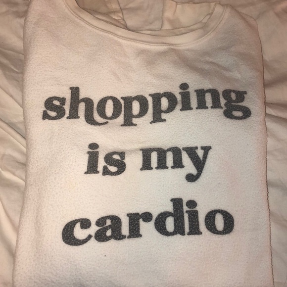 Shopping is my cardio sweatshirt - Picture 2 of 3